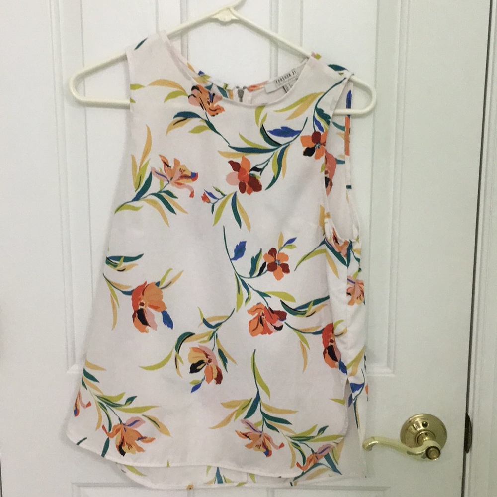 Forever 21 Floral tank top